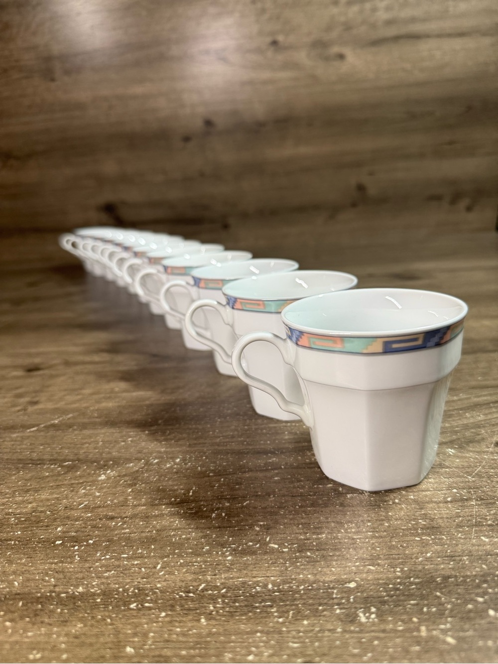 (4) Christopher Stuart Southwest Y0002 Fine China Coffee Tea Mugs Cups